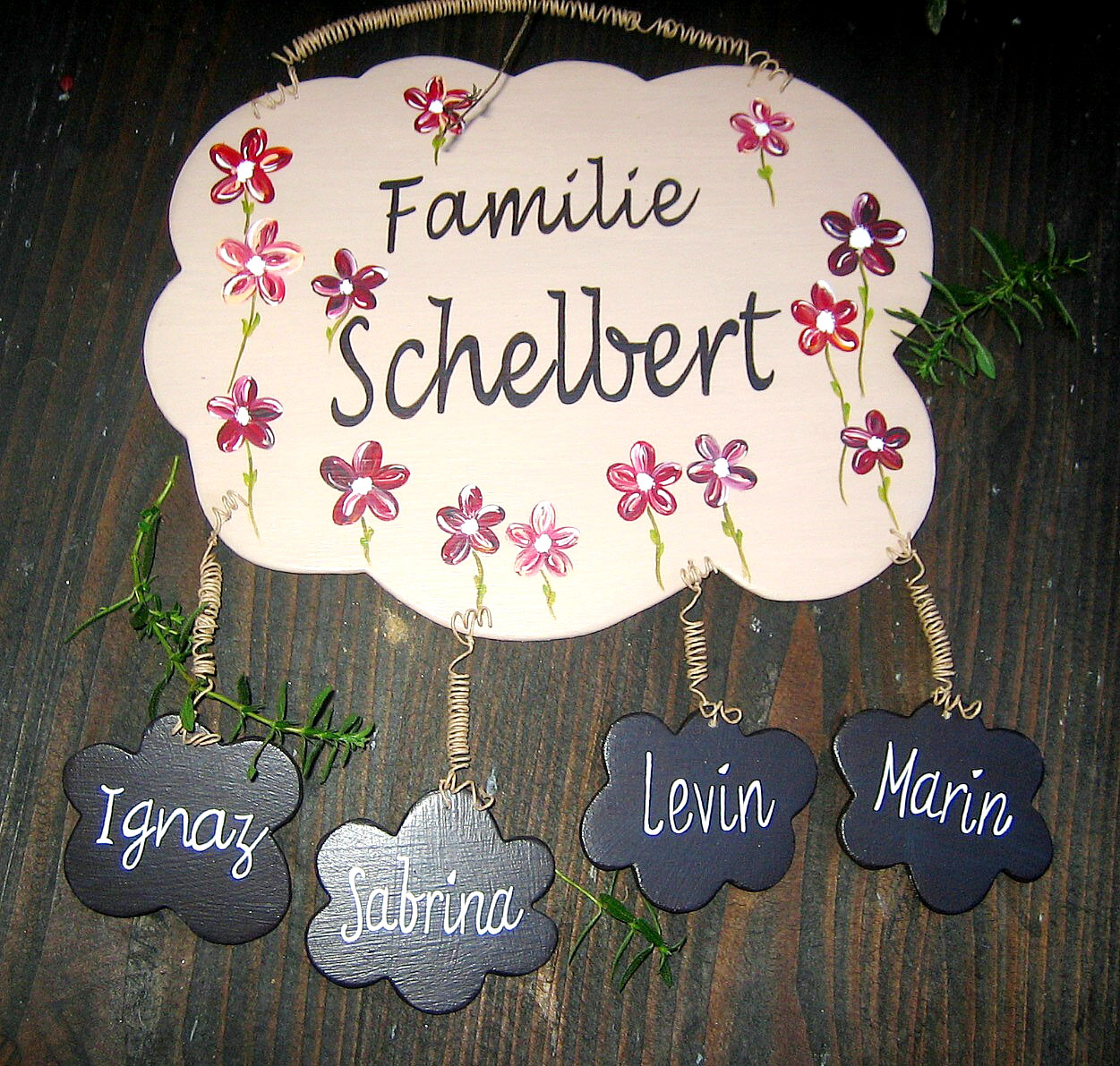 Trschild Familie mit Vornamen